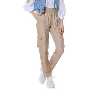 Esqualo Trousers RIB cupro beige (Maat: 38) - Effen