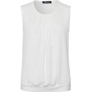 Frank Walder T-shirt wit (Maat: 46) - Effen - Halslijn: Ronde hals,