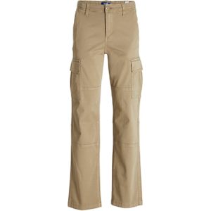 Jack & Jones JPSTKANE JJHARLOW CARGO NOOS JNR broek beige (Maat: 128)