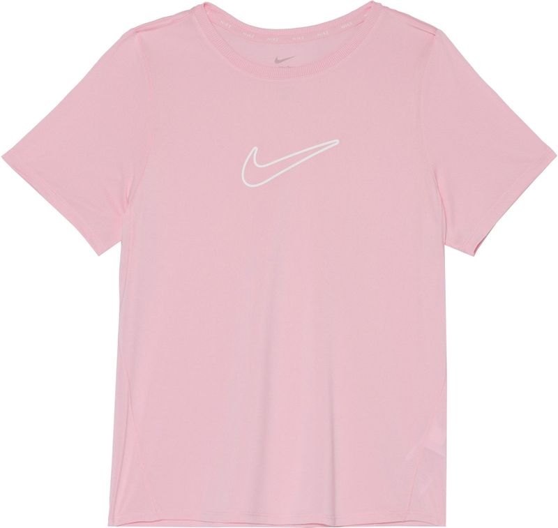 Nike One Fitted Dri-FIT top met korte mouwen voor meisjes - Roze