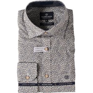 Fellows United Overhemd lange mouw ecru (Maat: L)