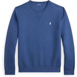 Ralph Lauren Heren trui blauw (Maat: XL) - Effen - Halslijn: Ronde hals,