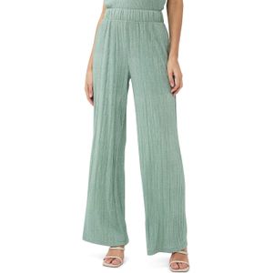 Esqualo Trousers plisse glitter groen (Maat: XL)