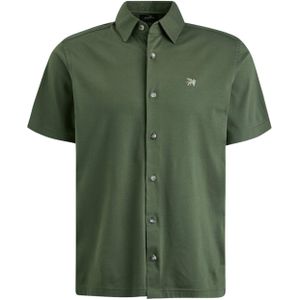 Vanguard Overhemd korte mouw groen (Maat: 2XL) - Effen