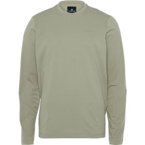 State of Art - T-shirt - Olijf Groen - Lange Mouwen - Regular Fit - Heren
