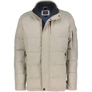 Donders 1860 Heren jas beige (Maat: 2XL) - Effen