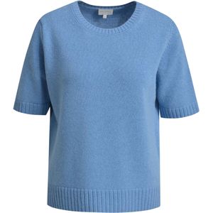 Relaxed fit gebreide pullover van wolmix met wol