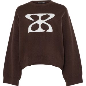 Studio AR - Joanne - Gebreide Trui - Bruin - Dames