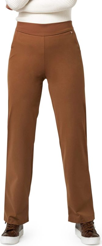 Relaxed by Toni - Scarlet Wide Leg - Broek - Bruin