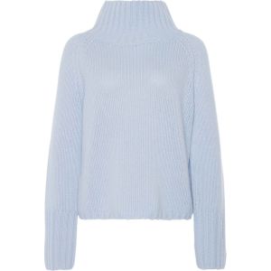 FFC Fashion Trui blauw (Maat: S) - Effen - Halslijn: Opstaande kraag,