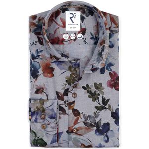 R2 - Overhemd - Multicolour - Flanel - Heren - Formeel