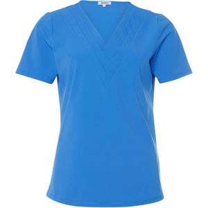 Zoso T-shirt blauw (Maat: XL) - Effen - Halslijn: V-hals,