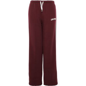 The Lola Club Jade dames trainingsbroek bordeaux (Maat: M) - Effen