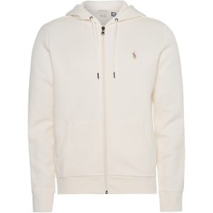 Ralph Lauren Heren vest ecru (Maat: S) - Effen - Halslijn: Capuchon,