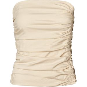 Rabens Saloner Top beige (Maat: S) - Effen