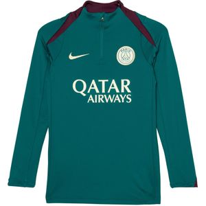 Nike Trui Paris Saint Germain groen (Maat: 152) - Halslijn: Opstaande kraag,