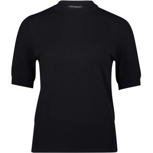 Betty Barclay Dames trui ecru (Maat: 36) - Effen - Halslijn: Opstaande kraag,