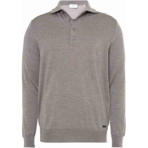 Born with appetite Trui beige (Maat: S) - Mélange - Halslijn: Polokraag,