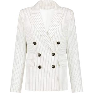 Fifth House Blazer wit (Maat: 34) - Streep