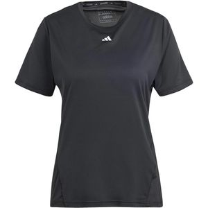 Adidas T-shirt zwart (Maat: XS) - Effen - Halslijn: Ronde hals,