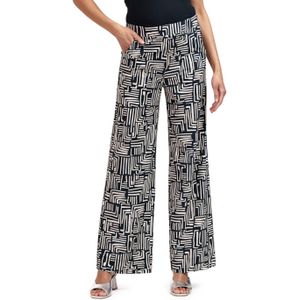 Studio Anneloes Lexie graphic trousers beige (Maat: XS)