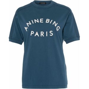 Anine Bing Dames t-shirt blauw (Maat: L)