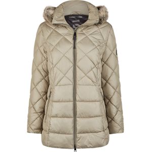 Barbara Lebek Dames jas groen (Maat: 50) - Effen