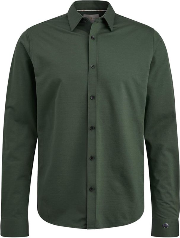 Cast Iron - Casual Shirt - Groen - Heren Overhemd