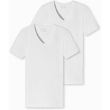 Schiesser T-shirt wit (Maat: 4)