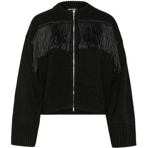 Karen by Simonsen - Cozy Cardigan - Zwart - Dames - Vest