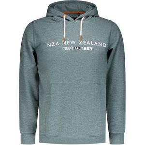 New Zealand Auckland Hoodie groen (Maat: M) - Logo - Halslijn: Capuchon,