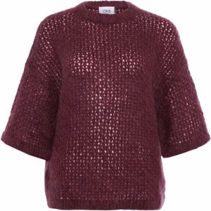 CKS Dames trui paars (Maat: 2XL) - Effen - Halslijn: Ronde hals,