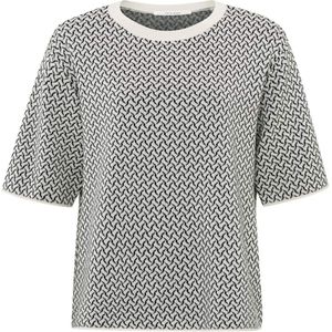 YAYA T-shirt ecru (Maat: XL) - Halslijn: Ronde hals,