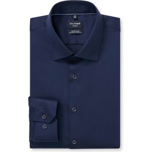 OLYMP No. Six Overhemd, super slim, New York Kent, Marineblauw