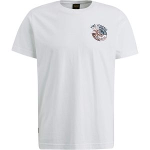 PME Legend T-shirt wit (Maat: L) - Fotoprint - Halslijn: Ronde hals,