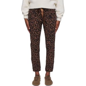 10 Days cropped jogger leopard broek bruin (Maat: XS)