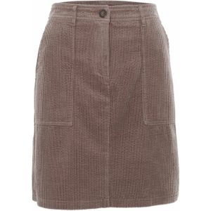Bruine rok in corduroy