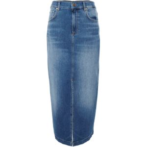 Cup of Joe Denim Rok blauw (Maat: XS)