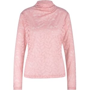Studio Anneloes Dames top roze (Maat: M) - Kant - Halslijn: Opstaande kraag,