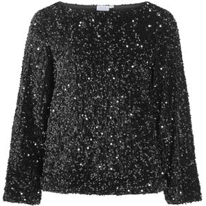 Vila - FAITH - Blouseshirt - Met Pailletten - Los Model - 3/4-Mouwen