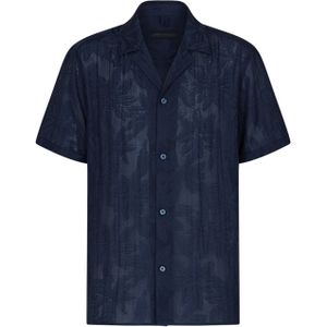 Drykorn Overhemd korte mouw blauw (Maat: XL) - Effen