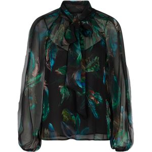 Marc Cain - Blouse - Veelkleurig - Inclusief Bijpassende Binnentop