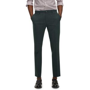 Selected Homme SLHSLIM-ELON TRS ADV B NOOS broek groen (Maat: 46)