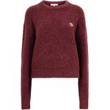 Fresia Sweater - Berry Red Melange XXL