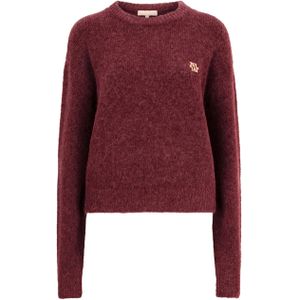 Fresia Sweater - Berry Red Melange XXL