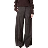 DAYDREAM NEW ORLEANS dames broek bruin (Maat: 36) - Effen