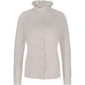 Studio Anneloes - Helena Ruffle Blouse - Ecru - Blouse