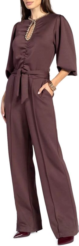 Aaiko - Jumpsuit GINA FANCY VIS 43 - Bordeaux