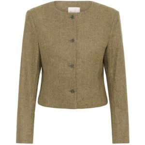 My Essential Wardrobe - Billa Short Blazer - Bruin - Dames