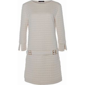 Ana Alcazar Jurk beige (Maat: 42) - Effen - Halslijn: Ronde hals,